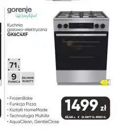 Max Elektro Kuchenka gazowo-elektryczna Gorenje oferta