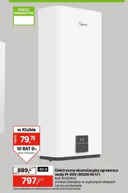 Leroy Merlin Ogrzewacz wody Midea oferta