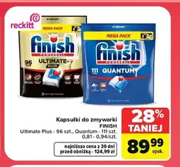 Carrefour Kapsułki do zmywarki Finish Ultimate Plus oferta