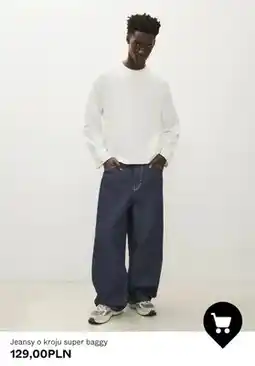 Bershka Jeansy o kroju super baggy oferta