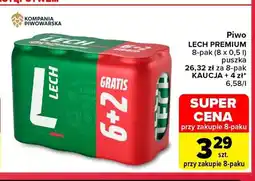 Carrefour Piwo Lech Premium 8-pak oferta