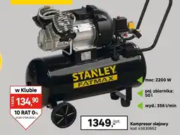 Leroy Merlin Kompresor olejowy Stanley oferta