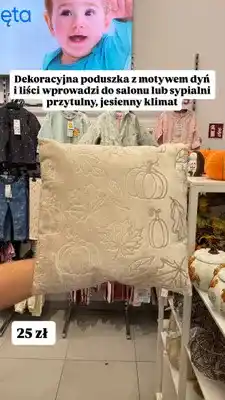 Pepco Poduszka dekoracyjna z motywem dyń i liści oferta