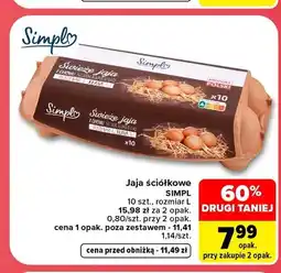 Carrefour Jajka kurze ściółkowe Simpl oferta