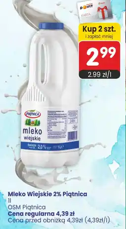 Market Point Mleko Wiejskie 2% Piątnica oferta
