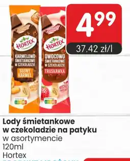Market Point Lody śmietankowe w czekoladzie na patyku Hortex oferta