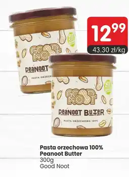 Market Point Pasta orzechowa 100% Peanoot Butter Good Noot oferta