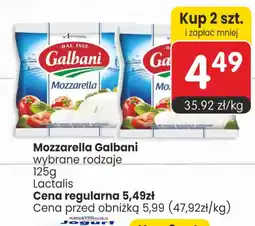 Market Point Mozzarella Galbani wybrane rodzaje oferta