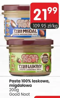 Market Point Pasta 100% laskowa, migdałowa Good Noot oferta