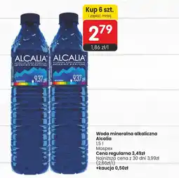 Market Point Woda mineralna alkaliczna Alcalia oferta