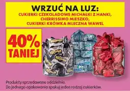 Biedronka Cukierki Czekoladowe Michałki z Hanki, Cherrissimo Mieszko, Cukierki Krówka Mleczna Wawel oferta