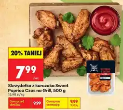 Biedronka Skrzydełka z kurczaka Sweet Paprica Czas na Grill oferta