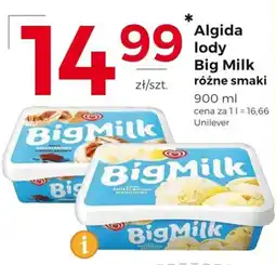 Frac Algida lody Big Milk oferta