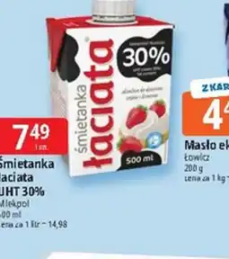 E.Leclerc Śmietanka Łaciata UHT 30% oferta