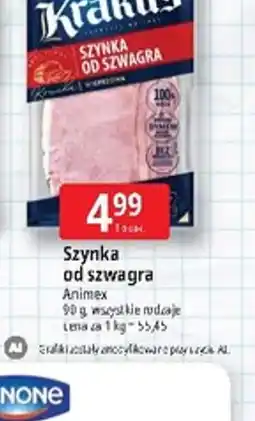 E.Leclerc Szynka od szwagra Animex oferta