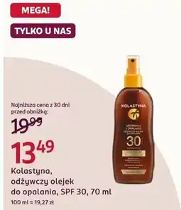 Rossmann Kolastyna, odżywczy olejek do opalania, SPF 30 oferta