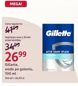 Rossmann Gillette, woda po goleniu oferta