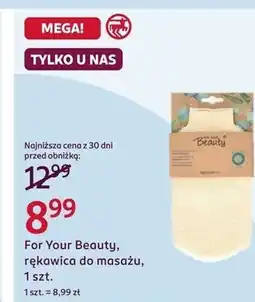 Rossmann For Your Beauty, rękawica do masażu, 1 szt oferta