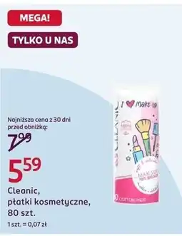 Rossmann Cleanic, płatki kosmetyczne, 80 szt oferta