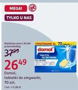 Rossmann Domol, tabletki do zmywarki, 70 szt oferta