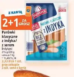 E.Leclerc Parówki klasyczne z indyka Indykpol oferta