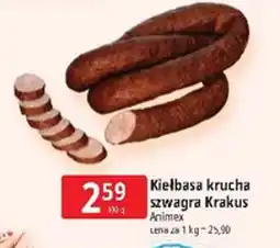 E.Leclerc Kiełbasa krucha szwagra Krakus Animex oferta