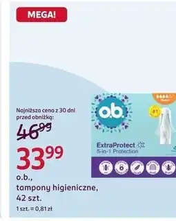 Rossmann o.b., tampony higieniczne, 42 szt oferta
