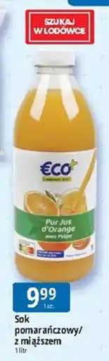 E.Leclerc Sok pomarańczowy z miąższem oferta