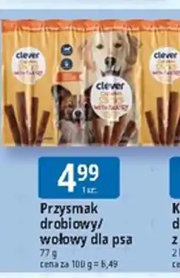 E.Leclerc Przysmak drobiowy/wołowy dla psa oferta