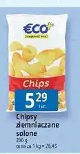 Chipsy ziemniaczane solone Eco+