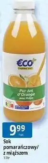 E.Leclerc Sok pomarańczowy z miąższem Eco+ oferta