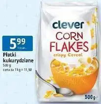 E.Leclerc Płatki kukurydziane Clever Corn Flakes oferta