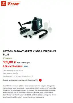 Orlen CZYŚCIK PAROWY ARIETE 4137/03, VAPORI JET BLUE oferta