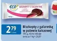 E.Leclerc Biszkopty z galaretką w polewie kakaowej ECO+ oferta