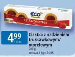 E.Leclerc ECO Ciastka z nadzieniem truskawkowym/morelowym oferta