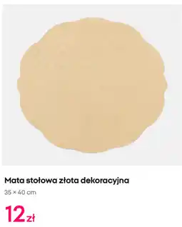 Pepco Mata stołowa złota dekoracyjna oferta