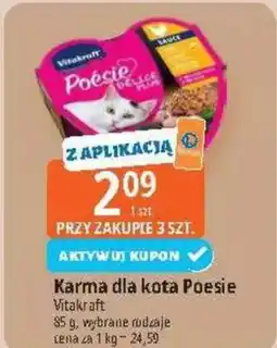 E.Leclerc Karma dla kota Poesie Vitakraft oferta
