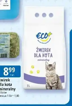 E.Leclerc Żwirek dla kota mineralny oferta