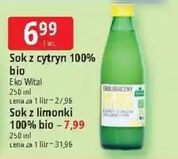 E.Leclerc Sok z cytryn 100% bio Eko Wital oferta