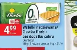 E.Leclerc Wafelki nadziewane/ Ciastka Florbu bez dodatku cukru oferta