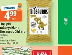 E.Leclerc Chrupki kukurydziane Biosaurus Cibi bio oferta