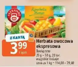 E.Leclerc Herbata owocowa ekspresowa Teekanne oferta