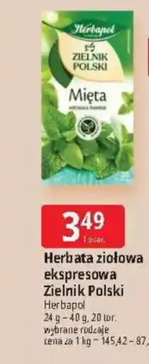 E.Leclerc Herbata ziołowa ekspresowa Zielnik Polski oferta