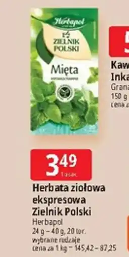 E.Leclerc Herbata ziołowa ekspresowa Zielnik Polski oferta