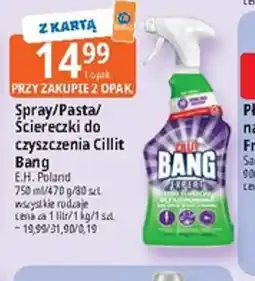 E.Leclerc Spray/Pasta/Ściereczki do czyszczenia Cillit Bang oferta