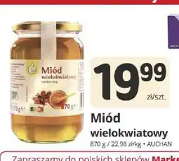 Marketvita Miód wielokwiatowy Auchan oferta