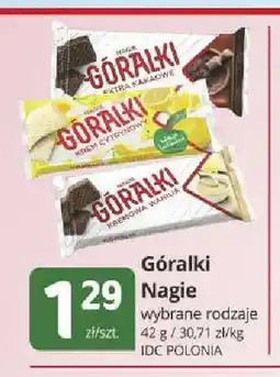 Marketvita Wafle Góralki Nagie extra kakaowe oferta