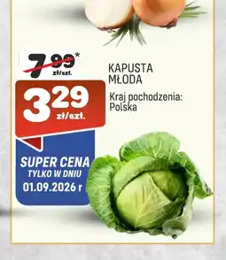 Społem Kapusta młoda oferta