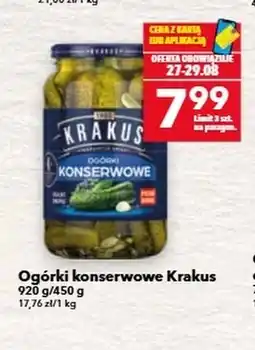 Lewiatan Ogórki konserwowe Krakus oferta