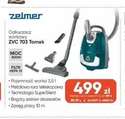 Max Elektro Odkurzacz workowy Zelmer Zvc 703 Tomek oferta